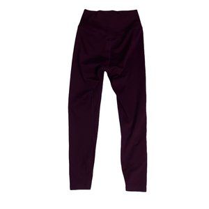 P'Tula Midnight Plum Buttery Soft Leggings EUC